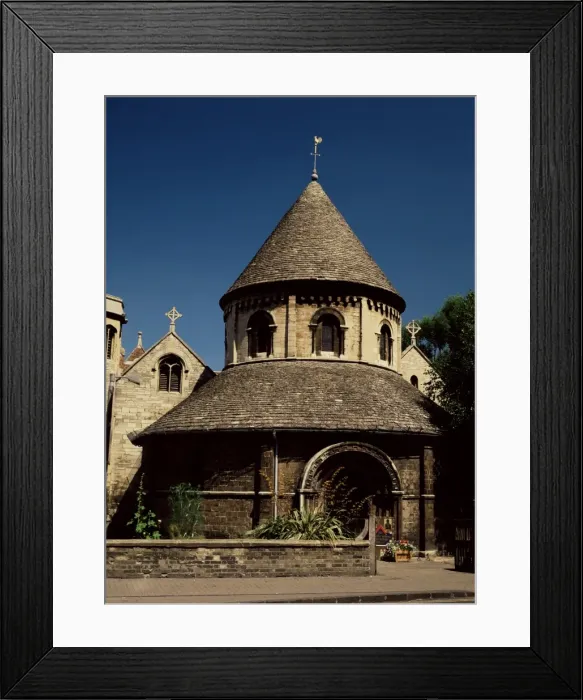 Framed Print : Holy Sepulchre Round Church, Round Church Street, Cambridge, Cambridgeshire Framed Print : Holy Sepulchre Round Church, Round Church Street, Cambridge, Cambridgeshire