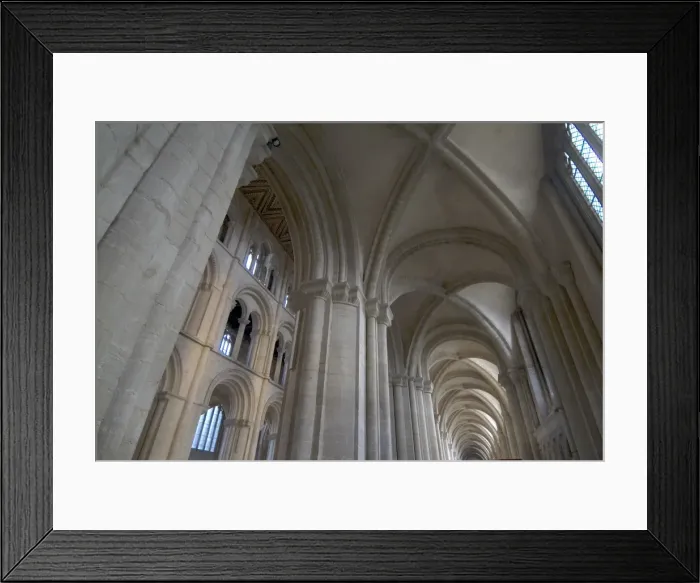 Framed Print : Interior and ceiling view, Peterborough Cathedral, Peterborough, Cambridgeshire Framed Print : Interior and ceiling view, Peterborough Cathedral, Peterborough, Cambridgeshire