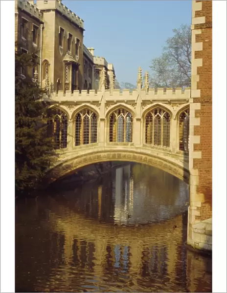 The Bridge of Sighs, St Johns College, Cambridge, Cambridgeshire, England, UK