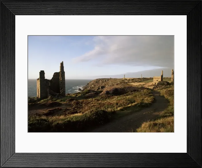Framed Print : Old tin mines, Botallack, Cornwall, England, United Kingdom, Europe Framed Print : Old tin mines, Botallack, Cornwall, England, United Kingdom, Europe