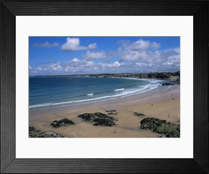 Framed Print : The main beach, Newquay, Cornwall, England, United Kingdom, Europe Framed Print : The main beach, Newquay, Cornwall, England, United Kingdom, Europe