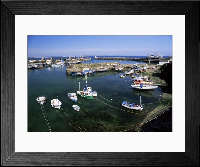 Framed Print : Harbour and fishing fleet, Penzance, Cornwall, England, United Kingdom, Europe Framed Print : Harbour and fishing fleet, Penzance, Cornwall, England, United Kingdom, Europe