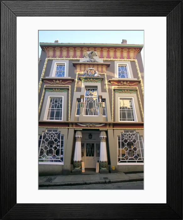 Framed Print : Egyptian house, Penzance, Cornwall, England, United Kingdom, Europe Framed Print : Egyptian house, Penzance, Cornwall, England, United Kingdom, Europe