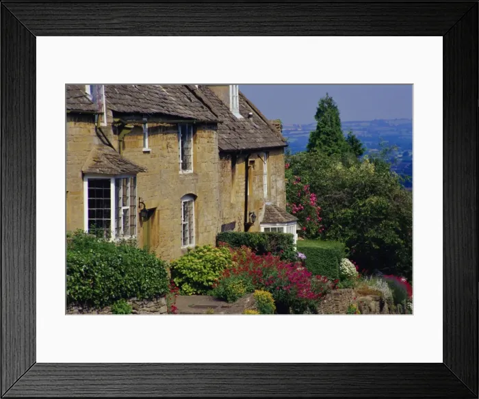 Framed Print : Village houses, Bourton-on-the-Hill, Cotswolds, Gloucestershire, England, UK, Europe Framed Print : Village houses, Bourton-on-the-Hill, Cotswolds, Gloucestershire, England, UK, Europe