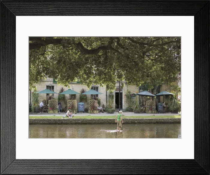 Framed Print : Alongside the River Windrush, Bourton on the Water, The Cotswolds, Gloucestershire Framed Print : Alongside the River Windrush, Bourton on the Water, The Cotswolds, Gloucestershire