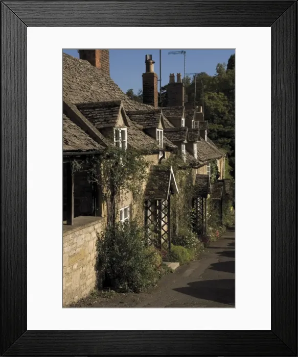 Framed Print : Honey coloured terraced cottages, Winchcombe, The Cotswolds, Gloucestershire Framed Print : Honey coloured terraced cottages, Winchcombe, The Cotswolds, Gloucestershire
