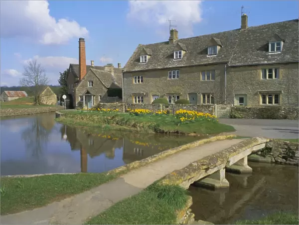Lower Slaughter, The Cotswolds, Gloucestershire, England, UK, Europe