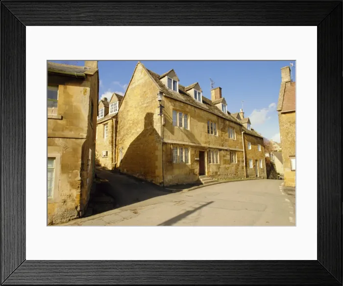 Framed Print : The village of Blockley, the Cotswolds, Gloucestershire, England, UK