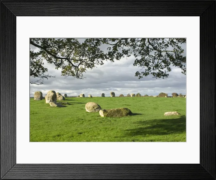 Framed Print : Long Meg Druids Circle, Little Salkeld, Eden Valley, Cumbria, England, United Kingdom Framed Print : Long Meg Druids Circle, Little Salkeld, Eden Valley, Cumbria, England, United Kingdom
