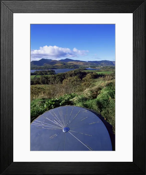 Framed Print : Keswick from Castle Head, Borrowdale, Lake District, Cumbria, England, United Kingdom Framed Print : Keswick from Castle Head, Borrowdale, Lake District, Cumbria, England, United Kingdom