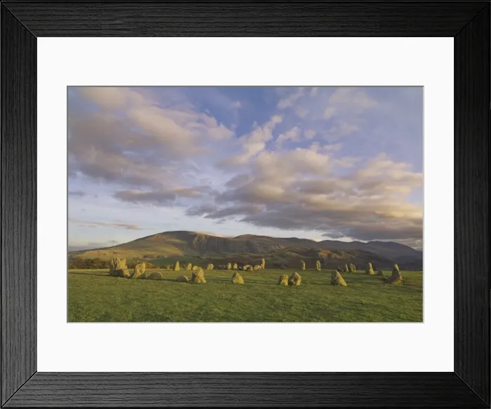 Framed Print : Castlerigg stone circle near Keswick, Lake District, Cumbria, England, United Kingdom Framed Print : Castlerigg stone circle near Keswick, Lake District, Cumbria, England, United Kingdom
