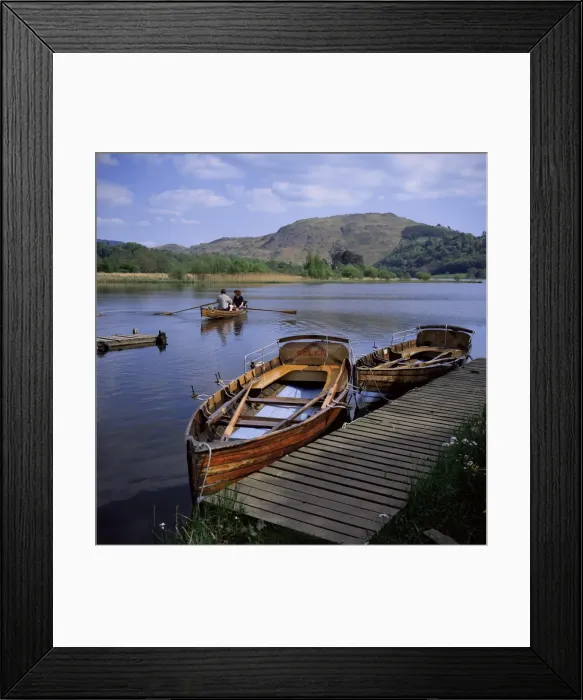 Framed Print : Boating on Grasmere, Lake District, Cumbria, England, United Kingdom, Europe Framed Print : Boating on Grasmere, Lake District, Cumbria, England, United Kingdom, Europe