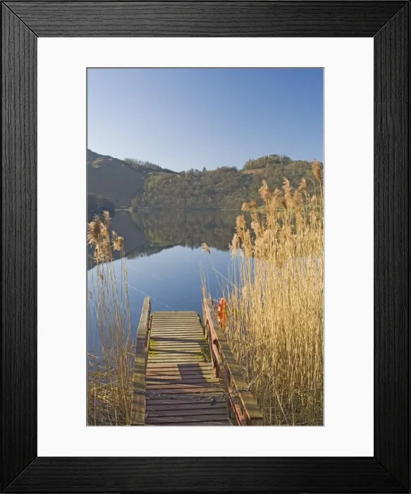 Framed Print : Boat landing, Grasmere village, Lake Grasmere, Lake District National Park Framed Print : Boat landing, Grasmere village, Lake Grasmere, Lake District National Park
