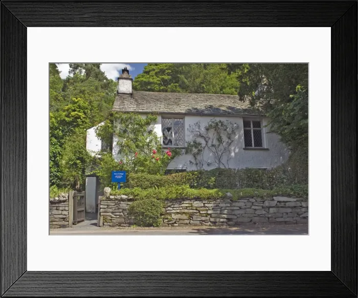 Framed Print : Dove Cottage, home of William Wordsworth from 1799 to 1808, Grasmere, Lake District National Park Framed Print : Dove Cottage, home of William Wordsworth from 1799 to 1808, Grasmere, Lake District National Park