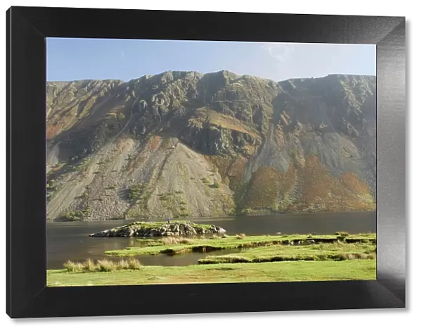 The Screes, Lake Wastwater, Wasdale, Lake District National Park, Cumbria