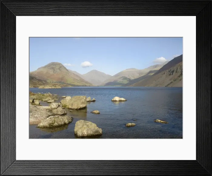 Framed Print : Lake Wastwater with Yewbarrow, Great Gable, Lingmell, Wasdale, Lake District National Park Framed Print : Lake Wastwater with Yewbarrow, Great Gable, Lingmell, Wasdale, Lake District National Park