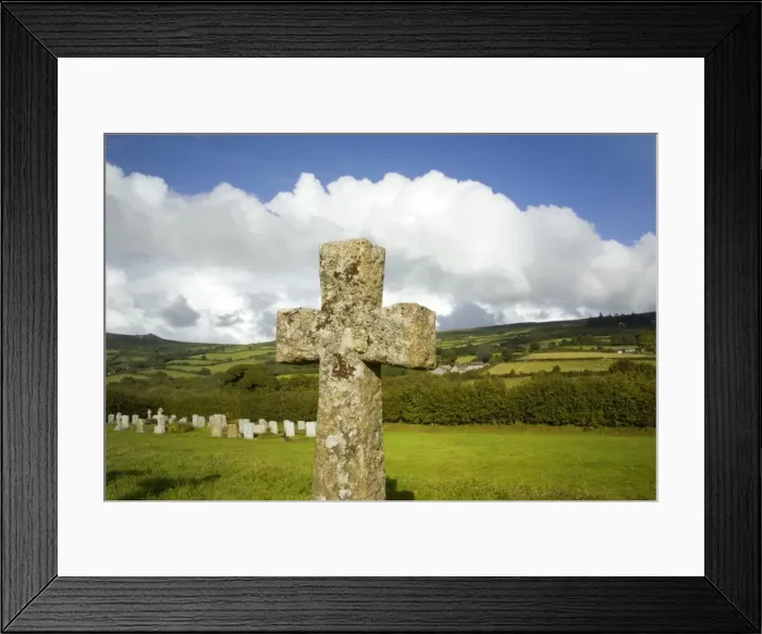 Framed Print : View from Widecombe village churchyard, Dartmoor, Devon, England, United Kingdom, Europe Framed Print : View from Widecombe village churchyard, Dartmoor, Devon, England, United Kingdom, Europe