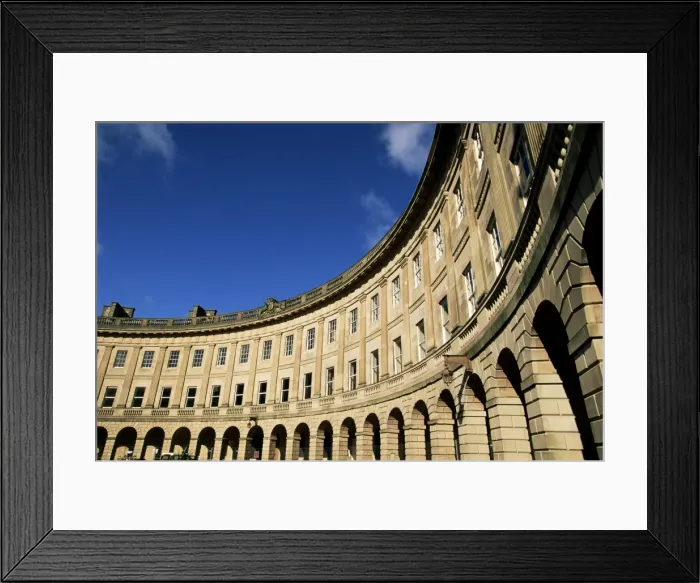 Framed Print : The Crescent, Buxton, Peak District National Park, Derbyshire, England Framed Print : The Crescent, Buxton, Peak District National Park, Derbyshire, England