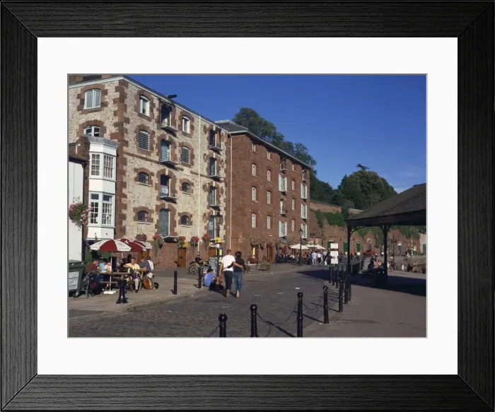 Framed Print : Quayside, Exeter, Devon, England, United Kingdom, Europe Framed Print : Quayside, Exeter, Devon, England, United Kingdom, Europe