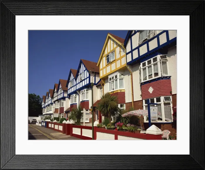 Framed Print : Guest houses, Paignton, Devon, England, United Kingdom, Europe Framed Print : Guest houses, Paignton, Devon, England, United Kingdom, Europe