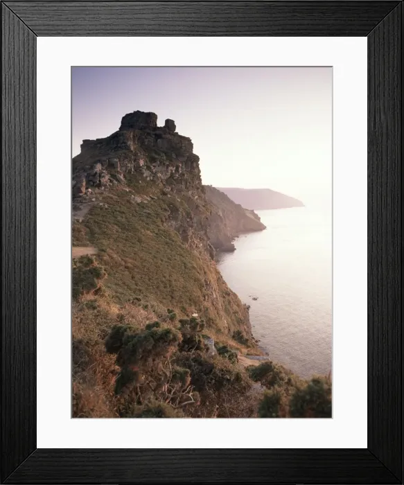 Framed Print : Castle Rock, near Lynton, Devon, England, United Kingdom, Europe Framed Print : Castle Rock, near Lynton, Devon, England, United Kingdom, Europe
