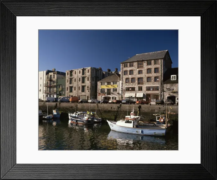 Framed Print : Sutton Harbour and Old Plymouth, Plymouth, Devon, England, United Kingdom, Europe Framed Print : Sutton Harbour and Old Plymouth, Plymouth, Devon, England, United Kingdom, Europe