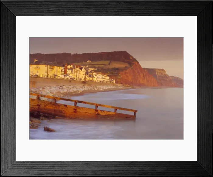 Framed Print : Lyme Bay, Sidmouth, Devon, England Framed Print : Lyme Bay, Sidmouth, Devon, England