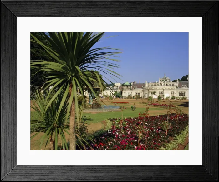 Framed Print : Pavilion and gardens, Torquay, Devon, England, UK, Europe Framed Print : Pavilion and gardens, Torquay, Devon, England, UK, Europe