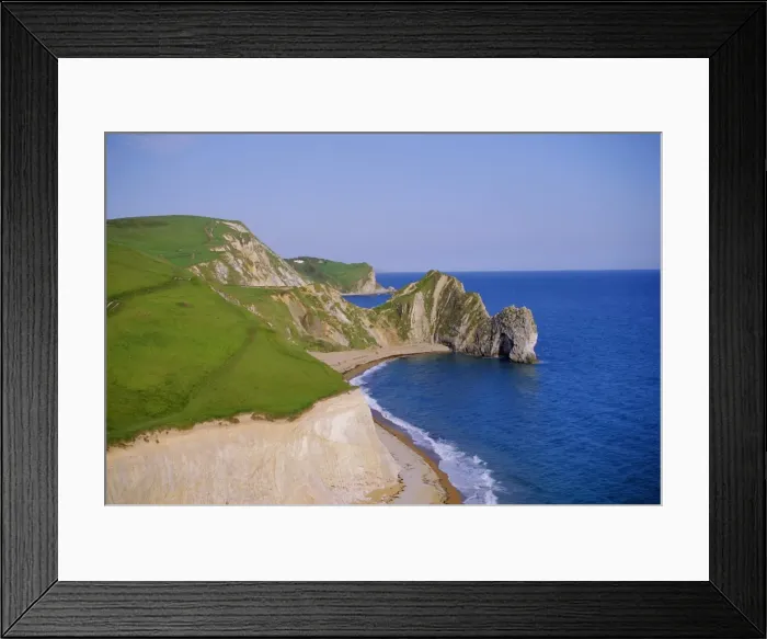 Framed Print : Durdle Door, an arch of Purbeck limestone on the coast, Dorset, England, UK Framed Print : Durdle Door, an arch of Purbeck limestone on the coast, Dorset, England, UK