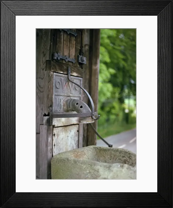 Framed Print : Village pump, Iwerne Minor, Dorset, England, United Kingdom, Europe Framed Print : Village pump, Iwerne Minor, Dorset, England, United Kingdom, Europe