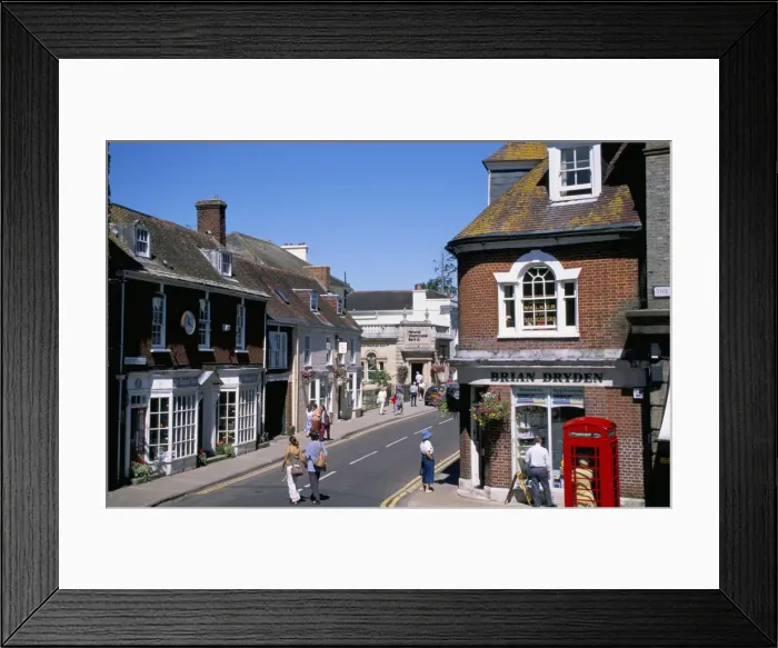 Framed Print : West Borough, Wimborne, Dorset, England, United Kingdom, Europe Framed Print : West Borough, Wimborne, Dorset, England, United Kingdom, Europe