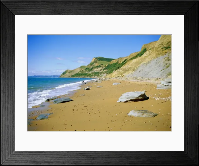 Framed Print : The coast and Thorncombe Beacon, Dorset, England, UK Framed Print : The coast and Thorncombe Beacon, Dorset, England, UK