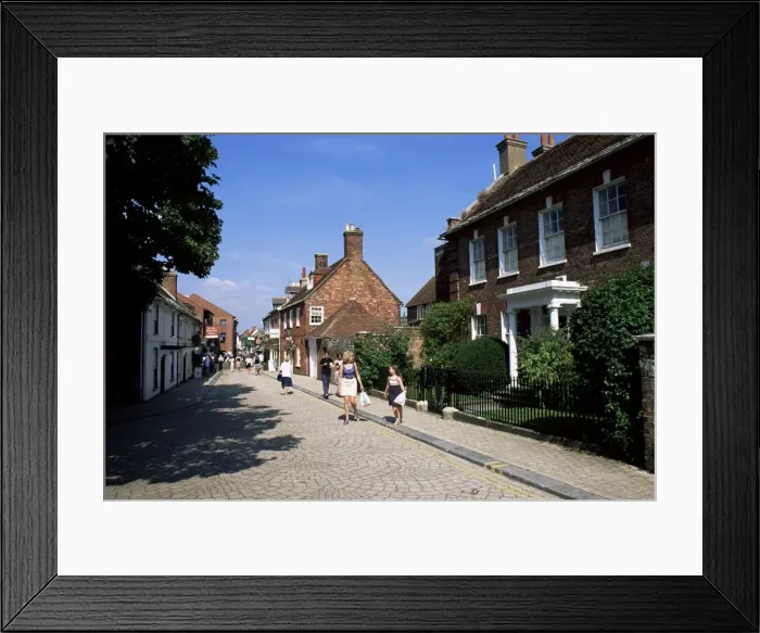 Framed Print : Church Street, Christchurch, Dorset, England, United Kingdom Framed Print : Church Street, Christchurch, Dorset, England, United Kingdom