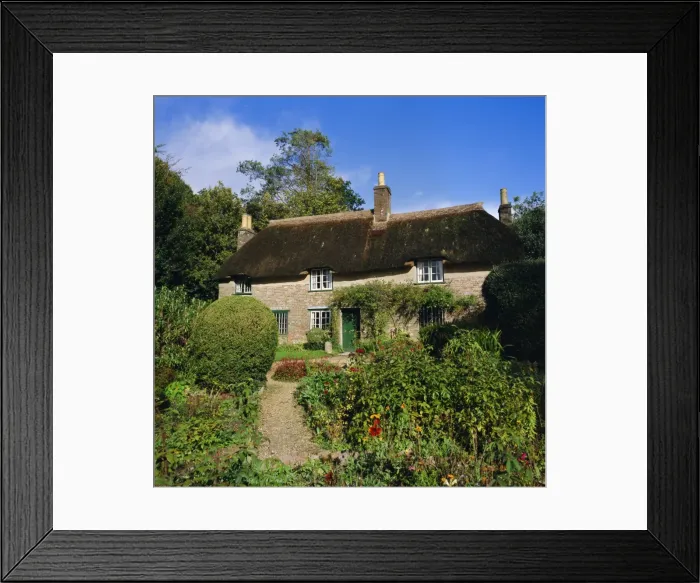 Framed Print : Thomas Hardys Cotttage, Hardys Birthplace, Dorset, England Framed Print : Thomas Hardys Cotttage, Hardys Birthplace, Dorset, England