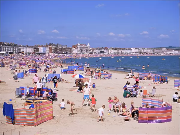 The beach, Weymouth, Dorset, England, United Kingdom, Europe