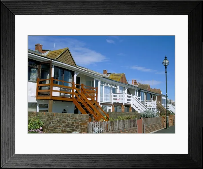 Framed Print : Seafront houses, Bexhill on Sea, Sussex, England, United Kingdom, Europe Framed Print : Seafront houses, Bexhill on Sea, Sussex, England, United Kingdom, Europe