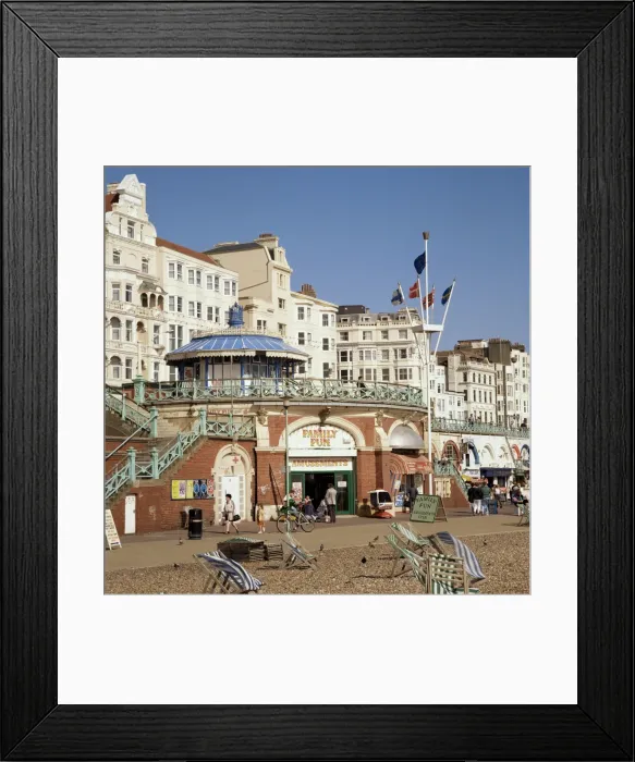 Framed Print : Promenade, Brighton, East Sussex, England, United Kingdom, Europe Framed Print : Promenade, Brighton, East Sussex, England, United Kingdom, Europe