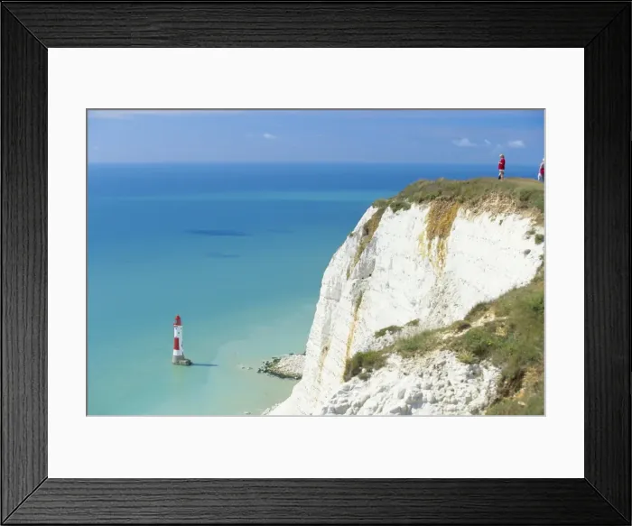 Framed Print : Beachy Head and lighthouse on chalk cliffs, East Sussex, England, UK, Europe Framed Print : Beachy Head and lighthouse on chalk cliffs, East Sussex, England, UK, Europe