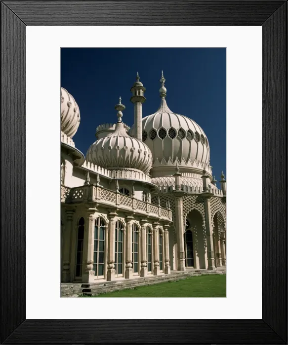 Framed Print : Royal Pavilion, built by the Prince Regent, later King George IV, Brighton Framed Print : Royal Pavilion, built by the Prince Regent, later King George IV, Brighton