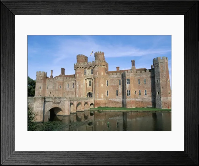 Framed Print : Herstmonceux castle, dating from 15th century, Sussex, England, United Kingdom, Europe Framed Print : Herstmonceux castle, dating from 15th century, Sussex, England, United Kingdom, Europe