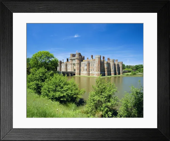 Framed Print : Herstmonceux Castle, East Sussex, England, UK Framed Print : Herstmonceux Castle, East Sussex, England, UK