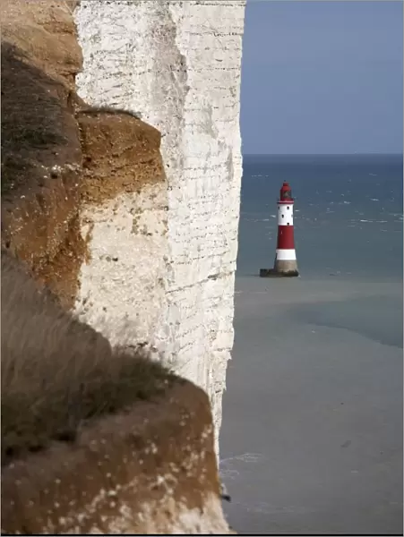Lighthouse, Beachy Head, East Sussex, England, United Kingdom, Europe