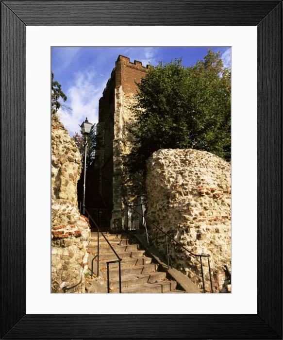 Framed Print : Roman wall, Colchester, Essex, England, United Kingdom, Europe Framed Print : Roman wall, Colchester, Essex, England, United Kingdom, Europe