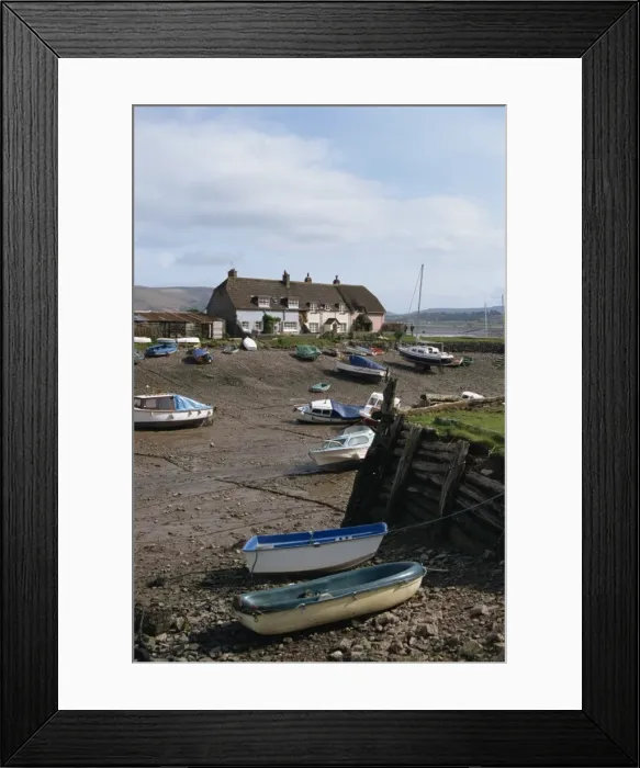 Framed Print : Porlock Weir, Somerset, England, United Kingdom, Europe Framed Print : Porlock Weir, Somerset, England, United Kingdom, Europe