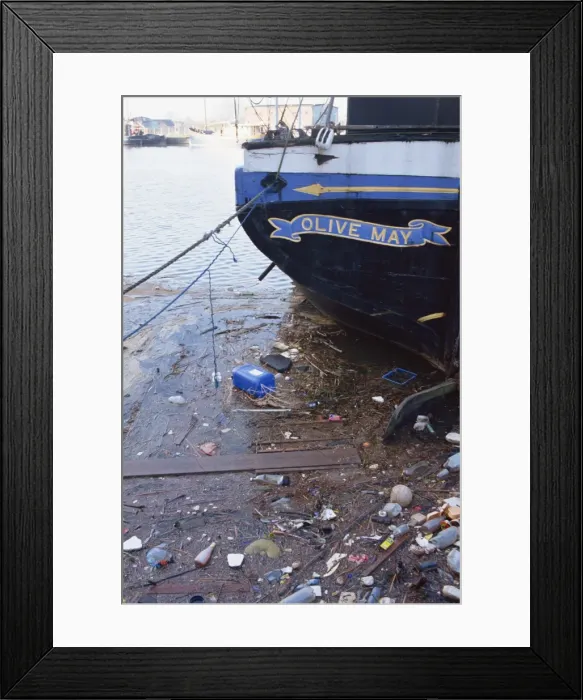 Framed Print : Rubbish in Gloucester Docks, England, United Kingdom, Europe Framed Print : Rubbish in Gloucester Docks, England, United Kingdom, Europe