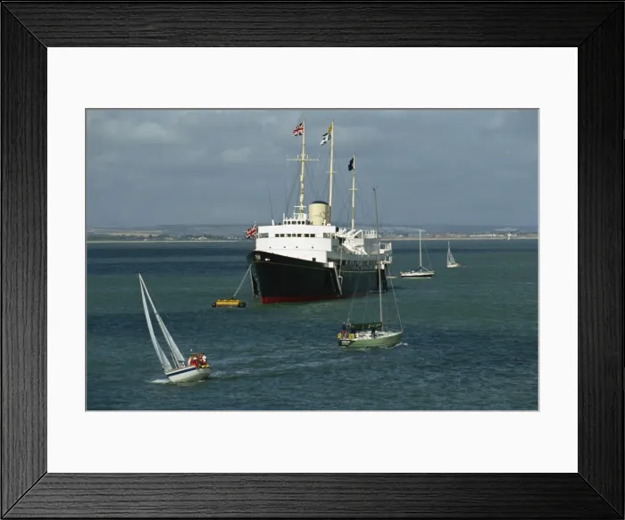 Framed Print : Royal Yacht Britannia at Cowes Week, Isle of Wight, England, United Kingdom, Europe Framed Print : Royal Yacht Britannia at Cowes Week, Isle of Wight, England, United Kingdom, Europe
