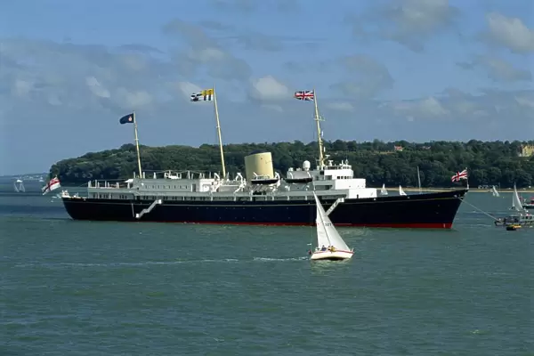 Royal Yacht Britannia, Cowes Week, Isle of Wight, England, United Kingdom, Europe