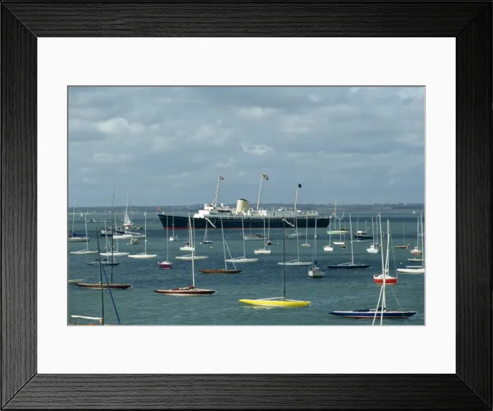 Framed Print : Royal Yacht Britannia at Cowes Week, Isle of Wight, England, United Kingdom, Europe Framed Print : Royal Yacht Britannia at Cowes Week, Isle of Wight, England, United Kingdom, Europe