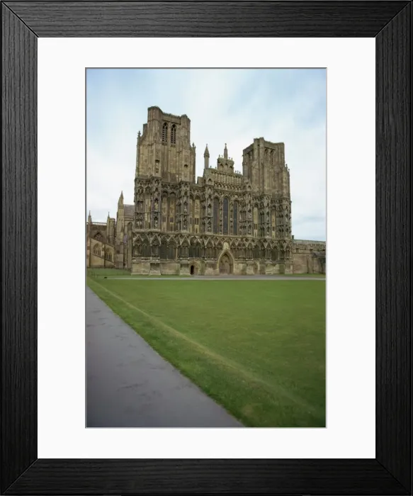 Framed Print : Exterior, Wells Cathedral, Somerset, England, United Kingdom, Europe Framed Print : Exterior, Wells Cathedral, Somerset, England, United Kingdom, Europe