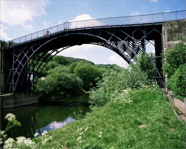 The Iron Bridge, Ironbridge, UNESCO World Heritage Site, Shropshire, England